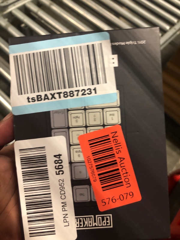 Photo 2 of EPOMAKER EK21 VIA Gasket Number Pad, Bluetooth 5.0/2.4ghz/Wired Hot Swappable Numpad, with Poron Foam, Aluminum Alloy KOB, 1000mAh Battery, Programmable for Win/Mac/Gaming (Epomaker Flamingo Switch)