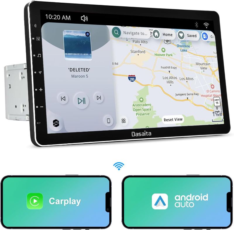 Photo 1 of Dasaita Android12 Car Stereo for Universal 2 Din 13.3" Wireless Carplay & Android Auto Car Radio | Qualcomm 665 |2K QLED Screen| Wifi+4G LTE|6G+64G/8+256G|DSP|GPS Navigation Head Unit|Optical Output