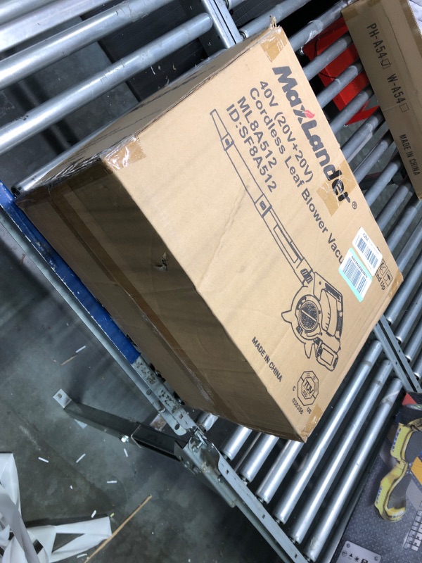 Photo 1 of MAXLANDER 3 in 1 Cordless Leaf Blower & Vacuum with Bag, Brushless Battery Powered Leaf Vacuum Mulcher 40V 170MPH 330CFM 5 Speeds Leaf Blowers for Lawn Care 2 Pcs 4.0Ah Battery & Charger Included Leaf Blower Vacuum Mulcher