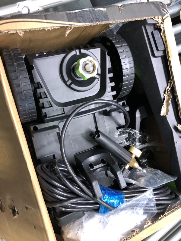 Photo 1 of **USED FOR REPLACEMENT ONLY**PowRyte Electric Pressure Washer, Foam Cannon, 4 Different Pressure Tips, Power Washer, 3800 PSI 2.4 GPM P2G3800
