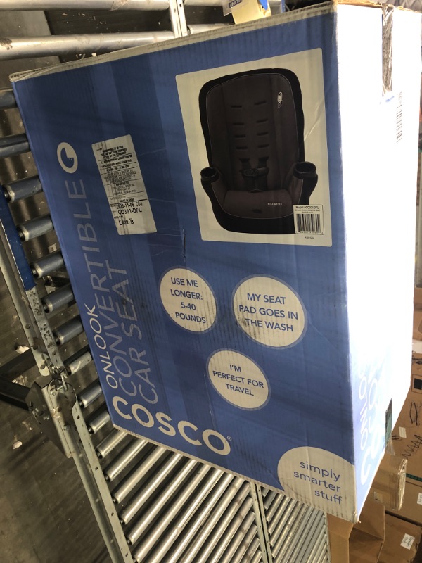 Photo 1 of Cosco Onlook 2-in-1 Convertible Car Seat, Rear-Facing 5-40 pounds and Forward-Facing 22-40 pounds and up to 43 inches, Black Arrows