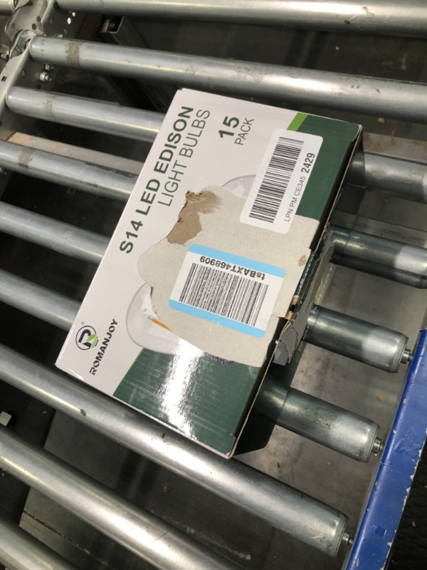 Photo 1 of 15PACK 2W S14 LED Edison Light Bulbs for Outdoor String Light Replacement, E26 Medium Screw Base, Non Dimmable, 2200K Warm White, 2Watt to Replace 11w/20w/25w Incandescent Bulb