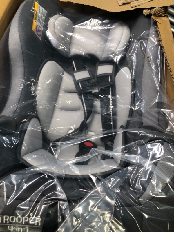Photo 3 of Baby Trend Trooper 3-in-1 Convertible Car Seat, Dash Grey