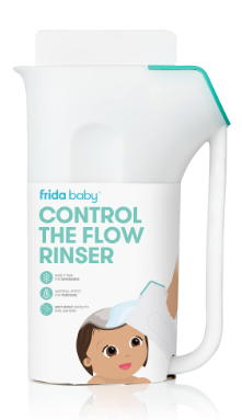 Photo 1 of Control The Flow Rinser + DermaFrida The SkinSoother Silicone Brush by Frida Baby Bath Time Essentials