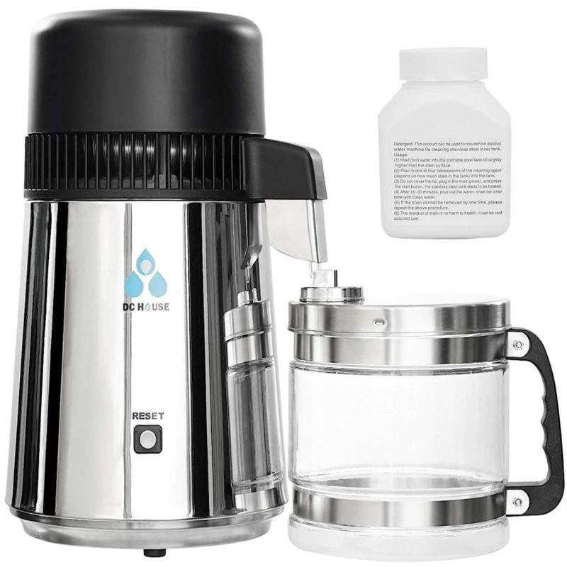 Photo 1 of 1Water Distiller, 304 Stainless Steel Home Countertop Distiller Water Machine, Distilled Water Maker, Distill Distilling Water Purifier Distillers to Make Clean Water