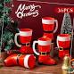 Photo 1 of 36 Pcs Christmas Mugs Christmas Coffee Mug Bulk Santa Boot Cups Christmas Cups for Kids Christmas Plastic Cups Bulk Christmas Party Decoration Christmas Party Supplies for Winter Holiday