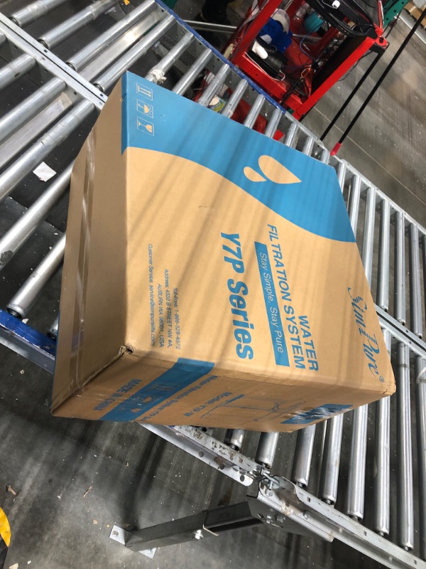 Photo 2 of SimPure Y7P-W UV Countertop Reverse Osmosis Water Filtration Purification System, 4 Stage RO Water Filter, Bottleless Water Dispenser, 4: 1 Pure to Drain, BPA Free (No Installation Required)