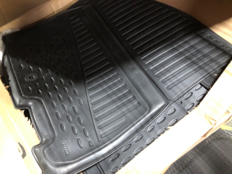 Photo 3 of Fits 2022-2023 Kia Carnival Floor Mats Kia Carnival MPV (Only Fits 8 Passenger Models. Fits LX w/ seat Package, EX and SX. Does NOT fit Prestige Models) Floor Mats 8 MVP seat