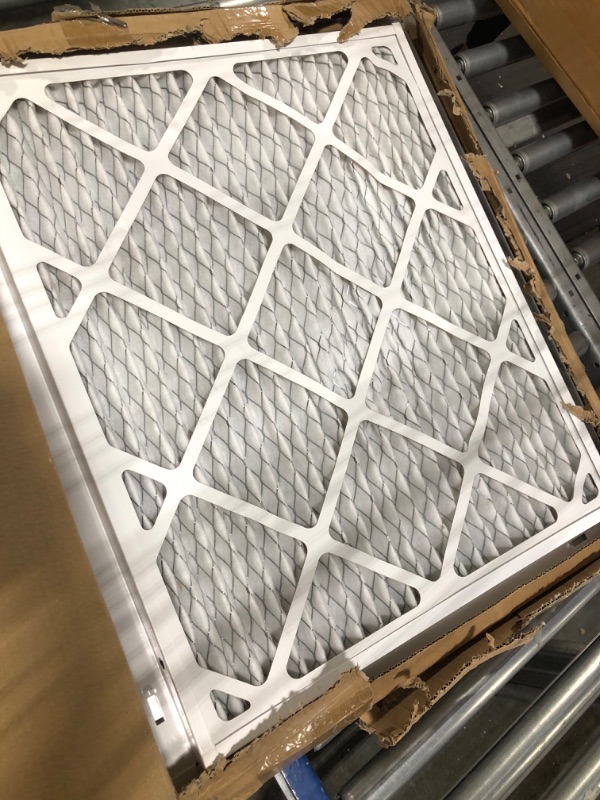 Photo 3 of 24" X 20" Return Air Filter Grille - Filter Included - Easy Plastic Tabs for Removable Face/Door - HVAC Vent Duct Cover - White [Outer Dimensions: 25.75w X 21.75h]