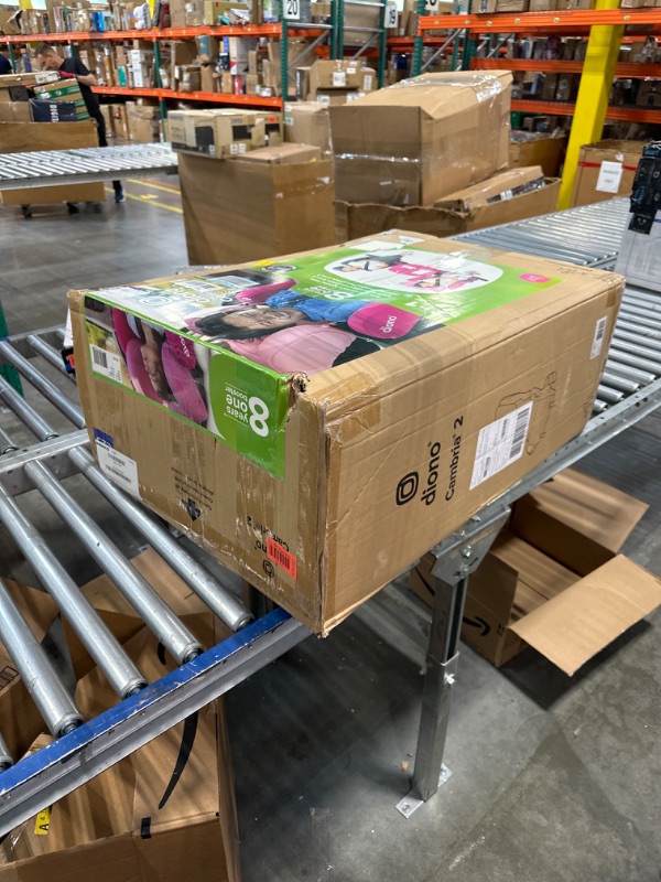 Photo 1 of Diono Cambria 2 XL 2022, Dual Latch Connectors, 2-in-1 Belt Positioning Booster Seat, High-Back to Backless Booster with Space and Room to Grow, 8 Years 1 Booster Seat, Pink NEW! Pink