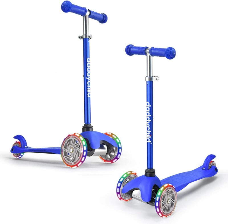 Photo 1 of 3 Wheel Scooters for Kids, Kick Scooter for Toddlers 3-6 Years Old, Boys and Girls Scooter with Light Up Wheels, Mini Scooter for Children***MISSING BAR PADS
