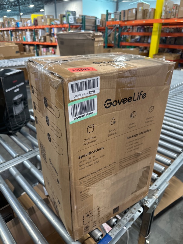 Photo 2 of GoveeLife Smart Dehumidifier for Basement 4,500 Sq.Ft, 50 to 109 Pint Auto Humidity Control, Drain Hose, 2.0Gal Bucket, Energy Star Most Efficient H7151,...
