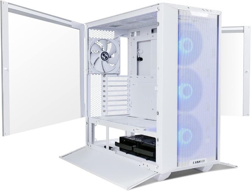 Photo 1 of LIAN LI Lancool III RGB White Aluminum/SECC/Tempered Glass Gaming Case with 4 × 140 PWM Fans (ARGB)- LANCOOL 3R-W
