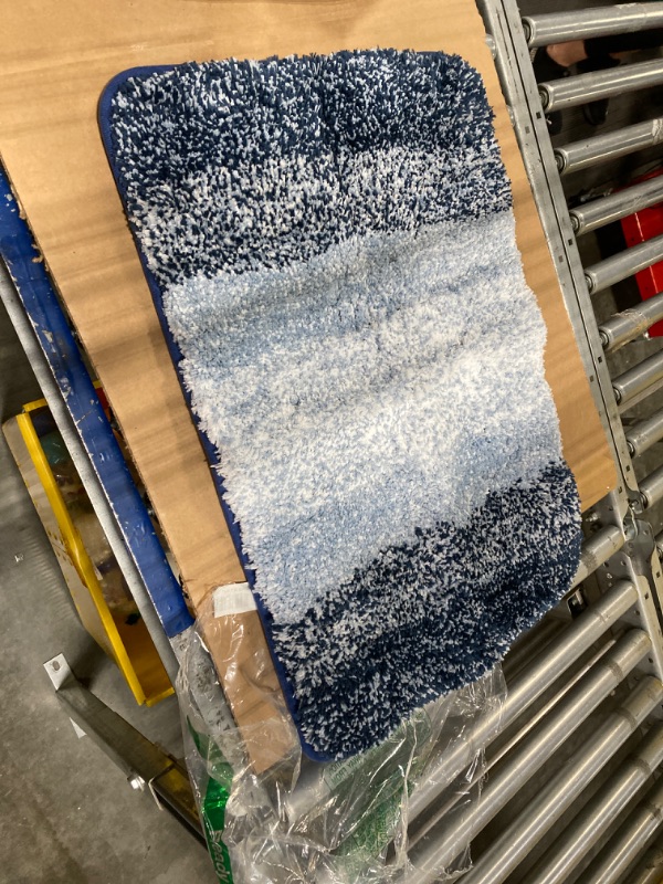 Photo 3 of "Oslo" Bath Mat, Blue, 24 x 15 in