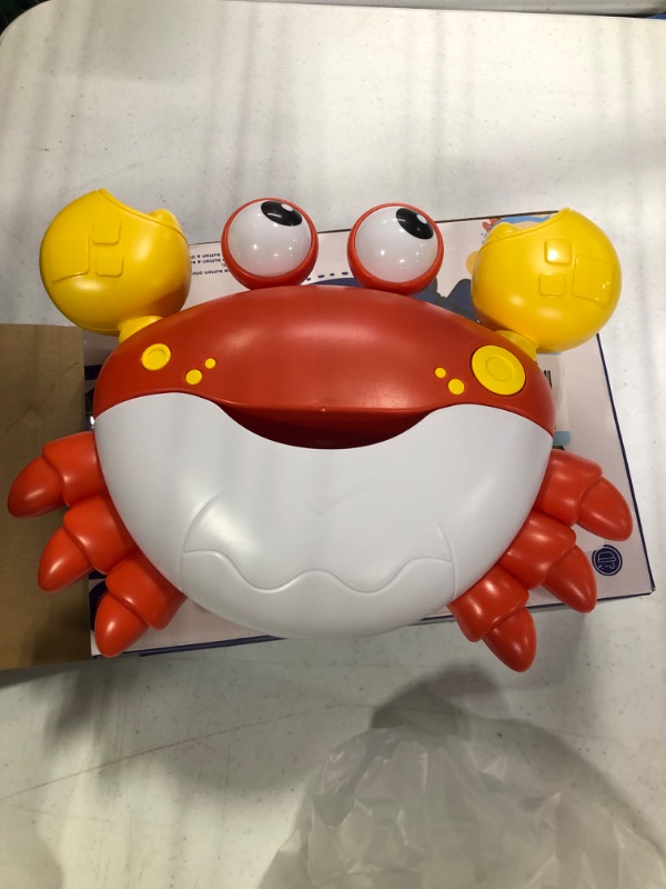 Photo 1 of Crab Bath Toys for Toddlers 1-3 2-4 Bathtub Bubble Maker with Music Automatic Kids Bathtub Bubble Machine Baby Bath Toys for Infants 6-12 12-18 Months Birthday Gifts for 1 2 3 Year Old Boys Girls