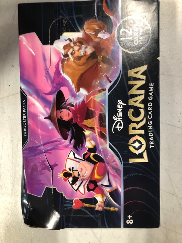 Photo 2 of ***ALL PACKS HAVE BEEN OPENED*** 

Ravensburger Disney Lorcana: Rise of The Floodborn TCG Booster Pack Display - 24 Count for Ages 8 and Up ****USED**** 