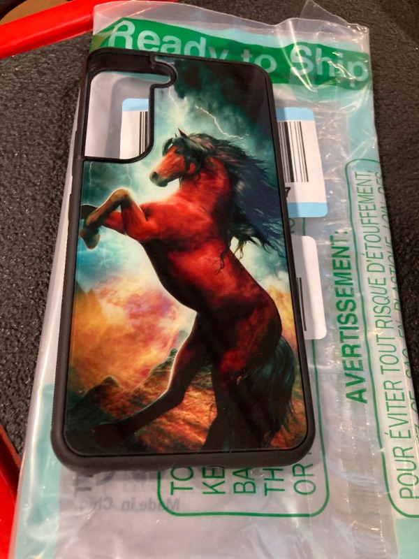 Photo 2 of ZHEGAILIAN Case Compatible with Samsung Galaxy S22 Case,Extraordinary Spirit Horse Galaxy S22 Cases for Girls,[Non-Slip Shock Absorption] Soft TPU Case Compatible with Samsung Galaxy S22 6.2inch Extraordinary Spirit Horse Samsung Galaxy S22(6.1inch)