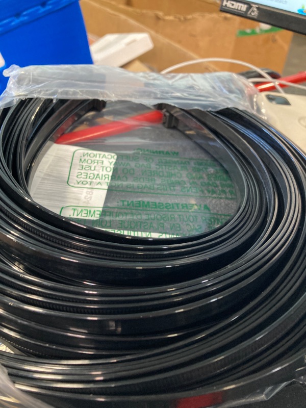 Photo 2 of 200lb Zip Ties Heavy Duty 18 Inch 70pcs, Large Black Cable Tie, Thick Heat Resistant Zipties, Big Wide Wire Ties, Industrial Tie Wraps for Outdoor Use 18in/70Pk 200lbs