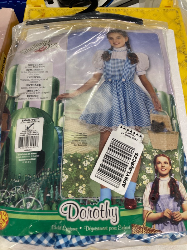 Photo 4 of Child's Wizard of Oz Deluxe Dorothy Costume Small One Color Standard Packaging