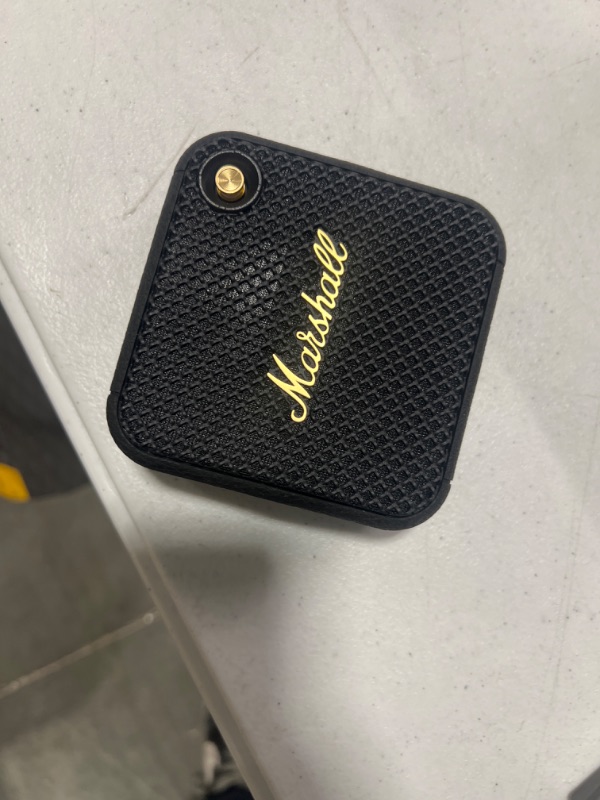 Photo 1 of Marshall Willen Portable Bluetooth Speaker - Black & Brass