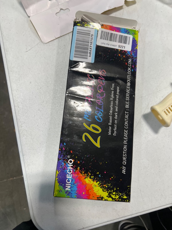 Photo 1 of 26 Colors Medium Tip Metallic Paint Pens, Colored Markers for Black paper, Easter Egg, Art Rock Painting, Card Making, Scrapbook Crafts, DIY Photo Album