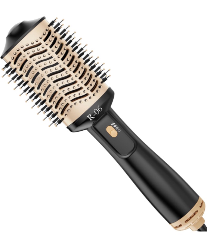 Photo 1 of Hair Dryer Brush Blow Dryer Brush in One, 4 in 1 Hair Dryer and Styler Volumizer with Oval Barrel, Professional Salon Hot Air Brush for All Hair Types