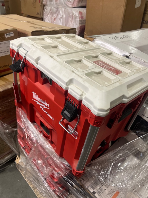 Photo 2 of **damage** Milwaukee
22 in. Packout 40 qt. XL Cooler