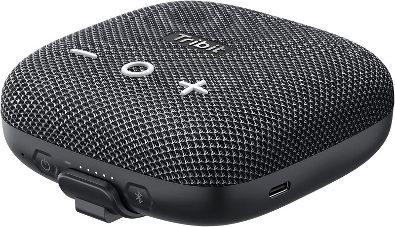 Photo 1 of Tribit Wireless Portable Speaker: 10W Loud Deep Bass Sound, IP67 Waterproof Small Speaker with Bluetooth 5.3, 12Hrs Playtime Long Battery Powerbank for Camping Travel, Stormbox Micro 