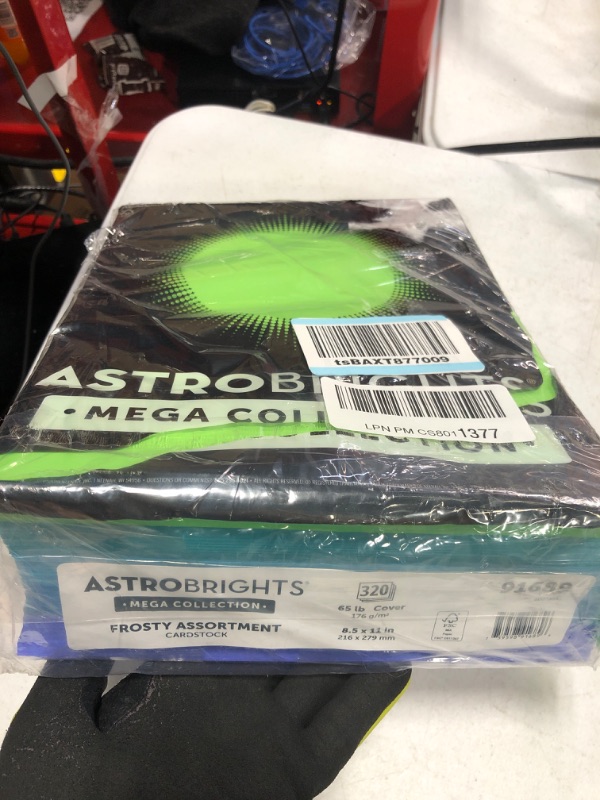 Photo 3 of Astrobrights Color Cardstock -"Bright" Assortment, 65 lb Cover Weight, 8.5 x 11, Assorted, 250/Pack