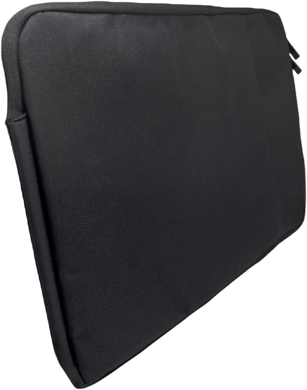 Photo 1 of Basics 14-Inch Laptop Sleeve with Handle, Protective Case with Zipper - Black
