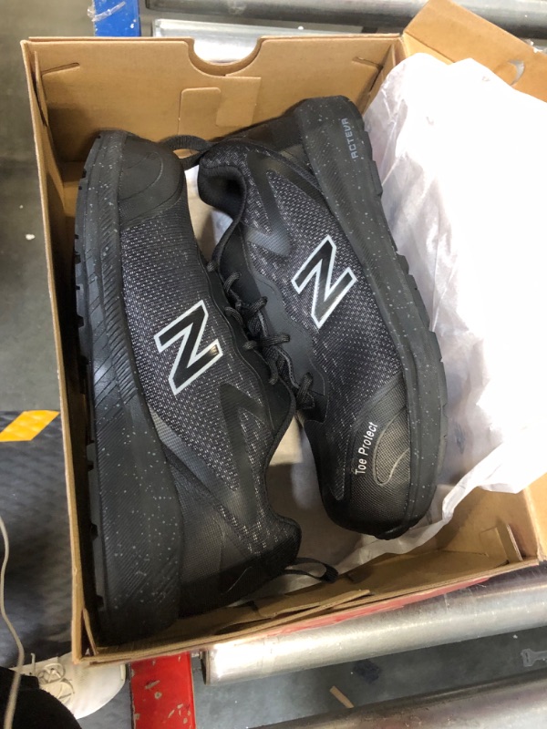 Photo 4 of New Balance Work & Safety Logic Comp Toe EH PR SR (Black/Orange) Men's Shoes Size 7