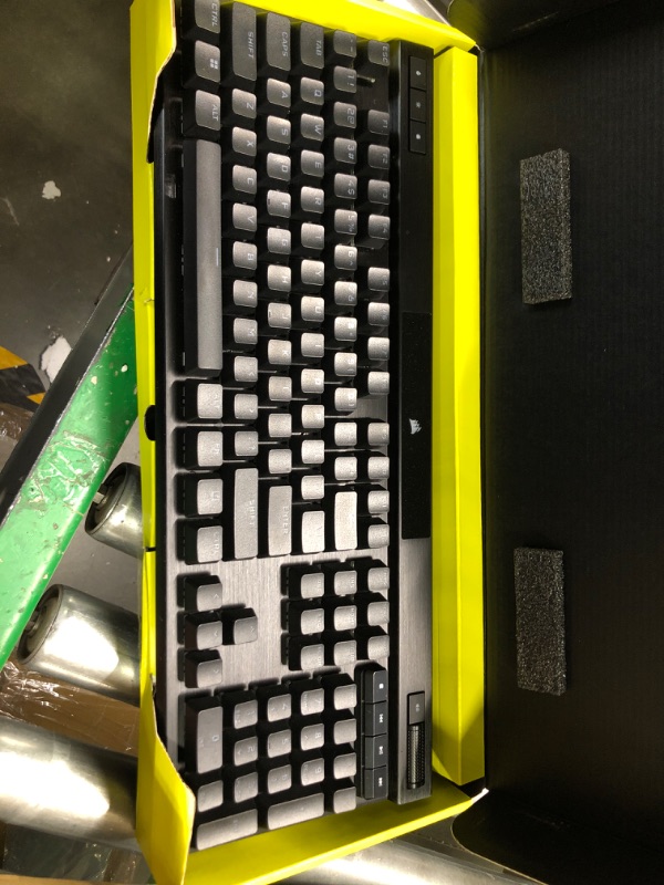 Photo 2 of Corsair K70 RGB PRO Wired Mechanical Gaming Keyboard (CHERRY MX RGB Speed Switches: Linear and Rapid, 8,000Hz Hyper-Polling, PBT DOUBLE-SHOT PRO Keycaps, Soft-Touch Palm Rest) QWERTY, NA - Black Cherry Speed- Fast K70 RGB PRO Black