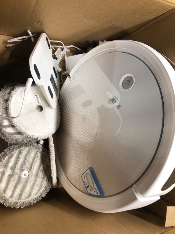 Photo 4 of ***NEEDS CLEANING***Bissell SpinWave Pet Robot, 2-in-1 Wet Mop and Dry Robot Vacuum, WiFi Connected with Structured Navigation, 3347