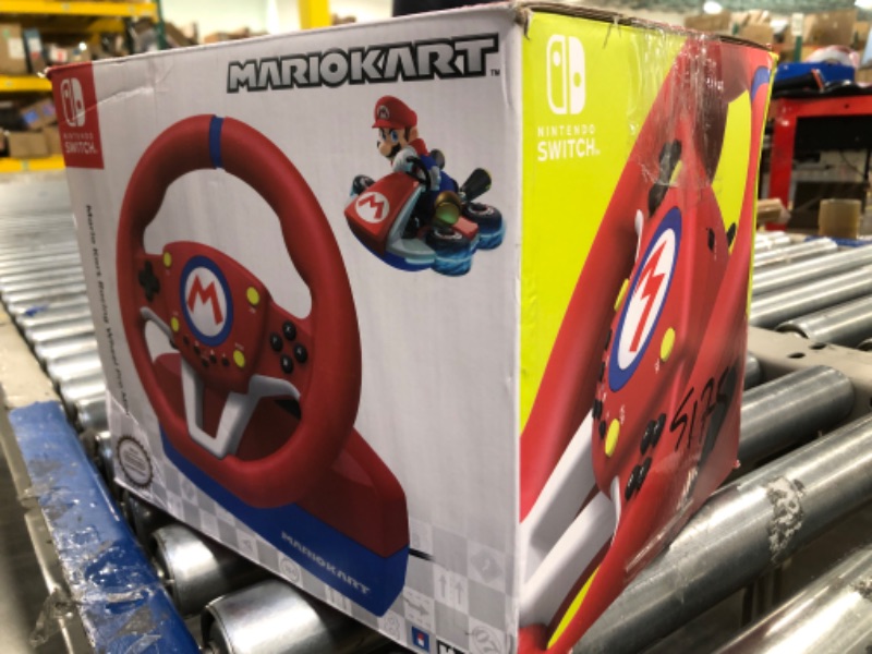 Photo 1 of Hori Nintendo Switch Mario Kart Racing Wheel Pro Mini By - Officially Licensed By Nintendo
