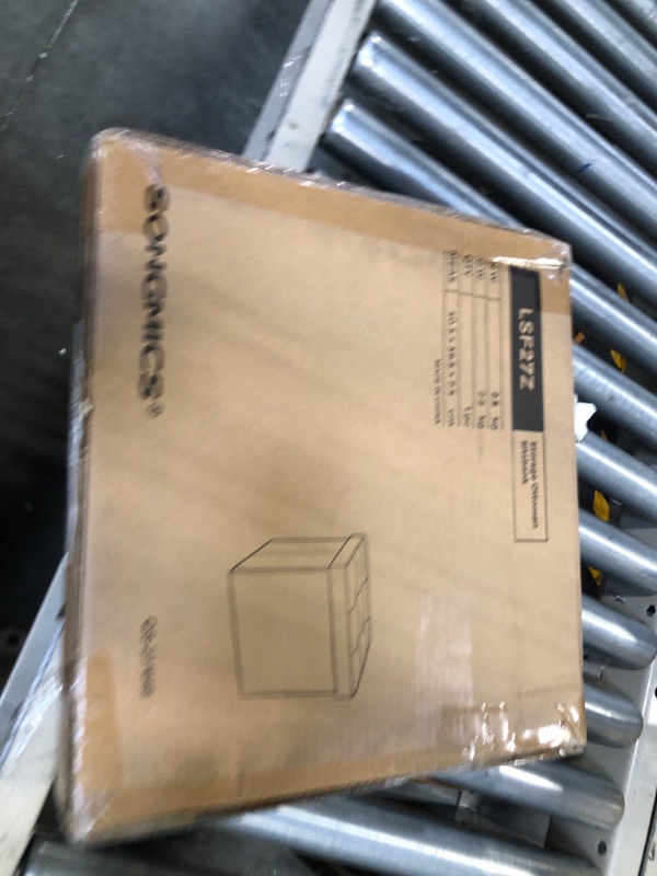 Photo 1 of ***SEALED BOX***SONGMICS 15 Inches Folding Storage Ottoman Bench, Storage Chest, Foot Rest Stool, Bedroom Bench with Storage, Holds up to 660 lb, Dark Gray ULSF27Z 15 x 15 x 15 Inches Dark Gray