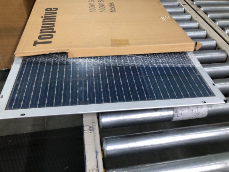 Photo 2 of 100W 12V Flexible Solar Panel 9BB Monocrystalline Cell 12 Volt Semi-Flexible for Marine RV Trailer Boat Cabin Van Car Uneven Surfaces 12V Battery Charge 100W Flexible