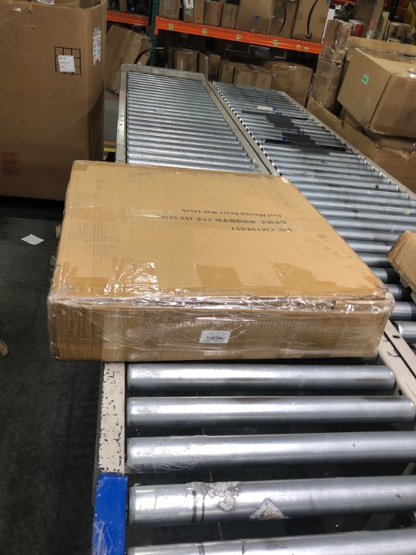 Photo 1 of TOKTEKK 21 inch Large Wall Clock with Real Moving Gears, Battery Operated Modern Metal Decorative Wall Clock, Oversize Industrial Steampunk Wall Clock for Living Room Decor(Vintage Bronze Arabic