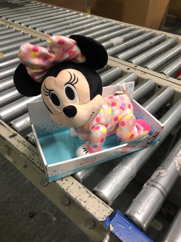 Photo 1 of Disney Baby Musical Crawling Pals Plush Minnie Mouse, Stuffed Animal, Officially Licensed Kids Toys for Ages 09 Month by Just Play