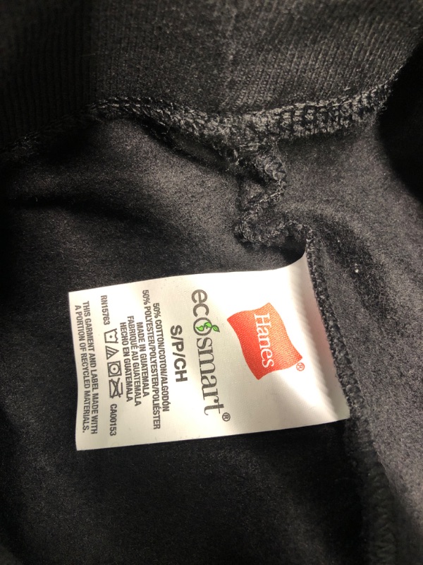 Photo 2 of Hanes ComfortSoft EcoSmart Men's Fleece Sweatpants Small Black