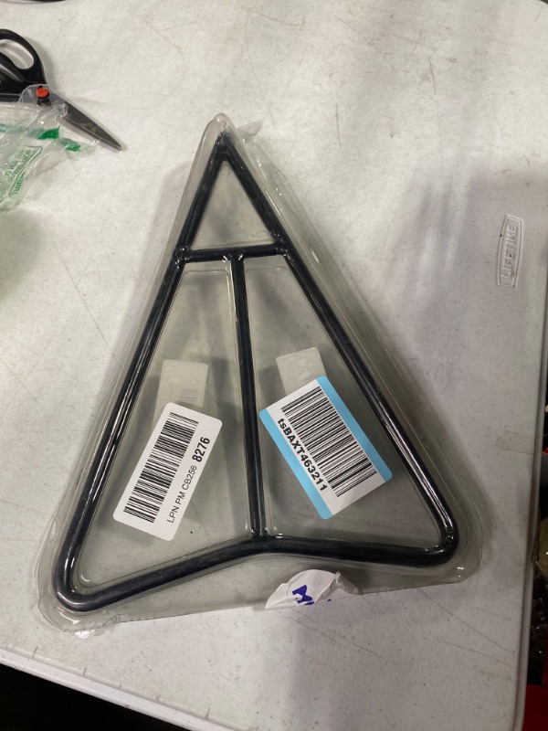 Photo 2 of Eapele Triangle Stand for Dirt Bike, T-shaped Central Support for Greater Bearing Capacity, Solid Steel Structure with Black Powder Coated Protection Matte black