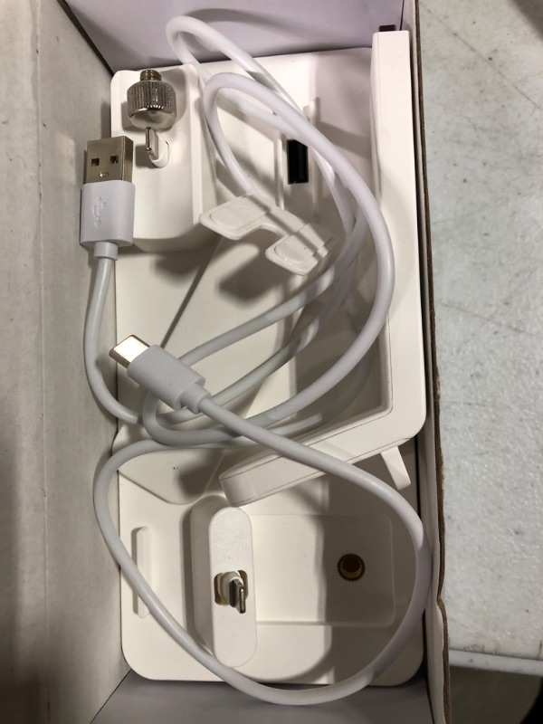 Photo 2 of Charging Station for Apple Devices - 3 in 1 Charging Station for iPhone Series AirPods Pro/3/2/1, Charger Stand for Apple Watch SE/8/7/6/5/4/3/2/1 (White)