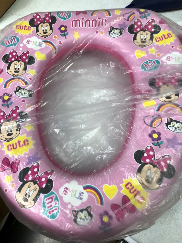 Photo 2 of Disney Minnie Mouse "Smile" Soft Potty Seat and Potty Training Seat - Soft Cushion, Baby Potty Training, Safe, Easy to Clean