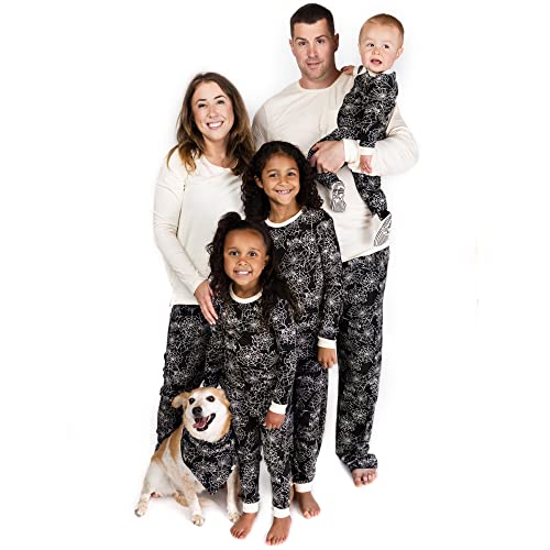 Photo 1 of Burt's Bees Baby Baby Girls' Family Jammies Matching Holiday Organic Cotton Pajamas Mens Medium Spider Webs