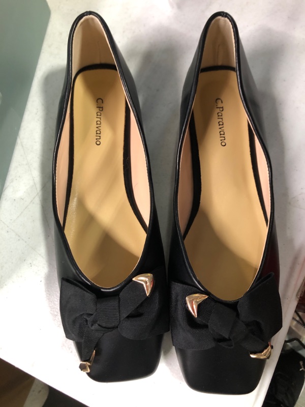 Photo 2 of Store 4.0  217
C.Paravano Women's Flats | Square Toe Flats for Women | Flat Shoes | Womens Ballet Flats | Slip On Dress Flats