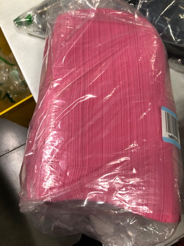 Photo 2 of 100 PCS Disposable Massage Table Sheets Non Woven Fabric SPA Bed Cover Breathable Polypropylene 31" x 70" Thin, Not Waterproof?Pink? 100PCS Pink Breathable