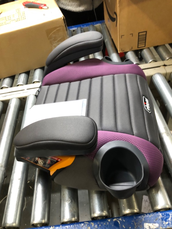 Photo 1 of Chicco GoFit Backless Booster Car Seat, Travel Booster Seat for Car, Portable Car Booster Seat for Children 40-110 lbs, Grape/Purple, 1 Count (Pack of 1) Grape GoFit