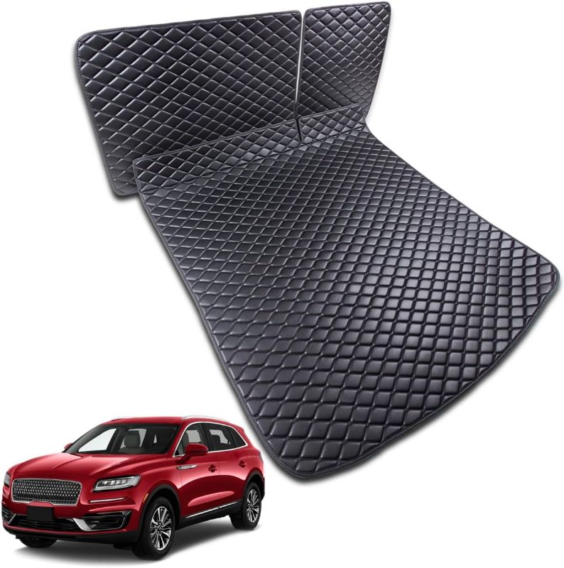 Photo 4 of for 2016-2018 Lincoln MKX / 2019-2022 Nautilus Trunk Mat and Rear Backrest Mat Cargo Liners All Weather Waterproof