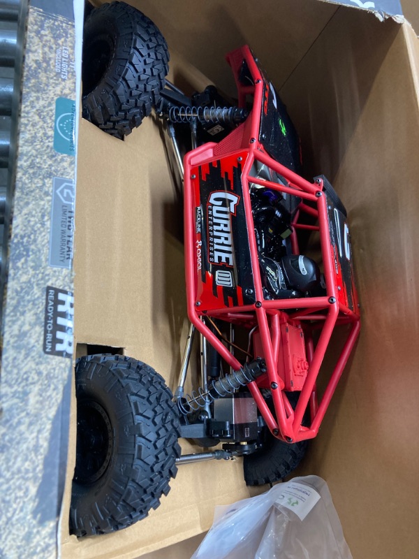 Photo 3 of Axial RC Truck 1/10 Capra 1.9 4WS Unlimited Trail Buggy RTR (Batteries and Charger Not Included), Red, AXI03022BT1