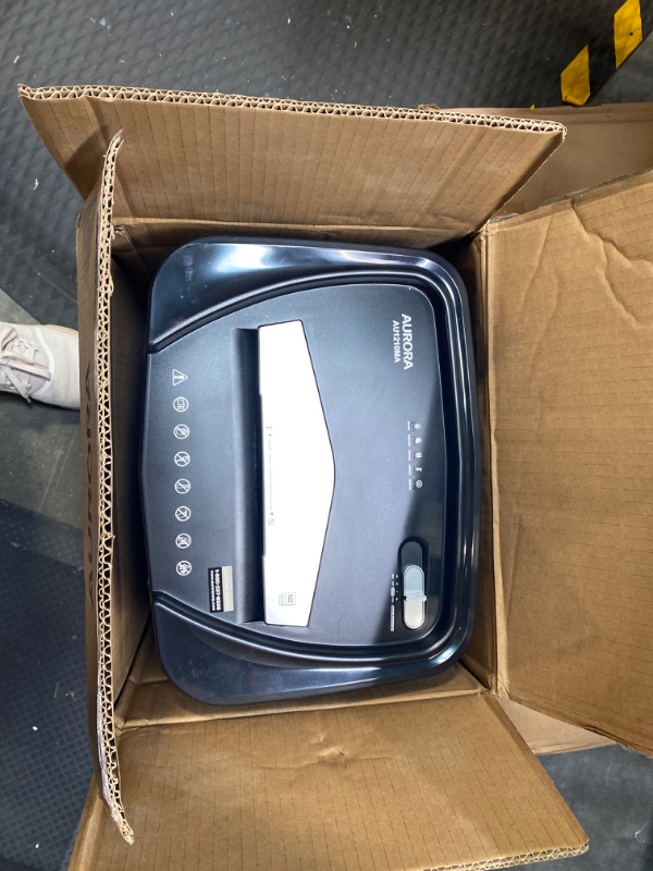 Photo 1 of Aurora AU1210MA Professional Grade High Security 12-Sheet Micro-Cut Paper/ CD and Credit Card/ 60 Minutes Continuous Run Time Shredder