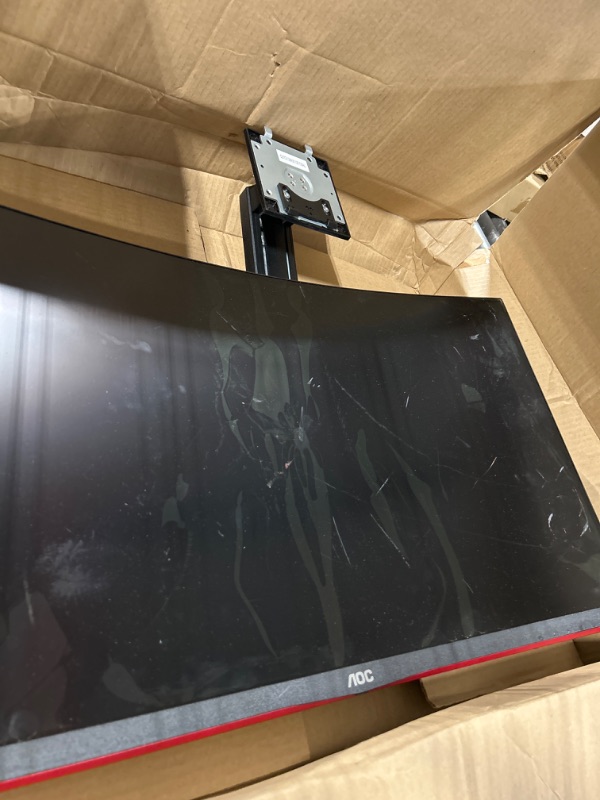 Photo 1 of AOC CQ32G2S 32" Curved Frameless Gaming Monitor 2K QHD, 1500R Curved VA, 1ms, 165Hz, FreeSync, Height adjustable, 3-Year Zero Dead Pixel Guarantee 31.5 inch | 2K QHD 165Hz 1ms
